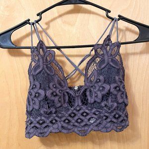 Free People Grape FP One Adella Bralette Size XS